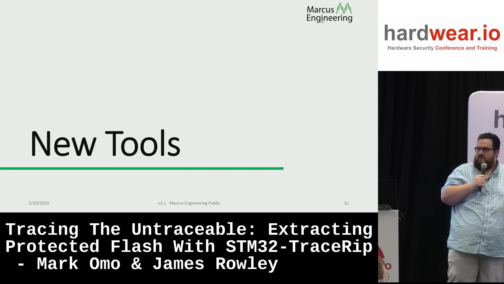 Hardwear.io frame from Tracing the Untraceable at 10:26